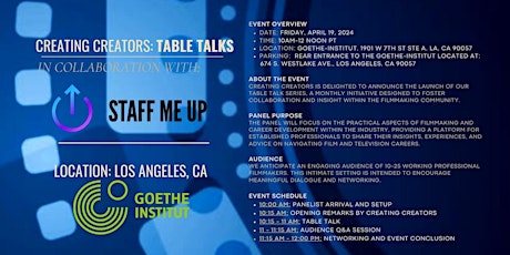 Creating Creators Table Talks