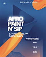 Imagem principal do evento Afro Paint and Sip