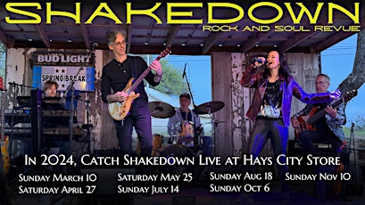 Shakedown Live at Hays City Store - May