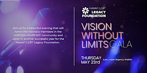 Imagem principal do evento Vision Without Limits Gala