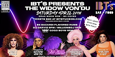 IBT’s Presents The Widow Von’Du from RuPaul's Drag Race