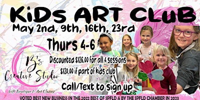 Primaire afbeelding van KIDS ART CLUB (1st grade -5th grade)