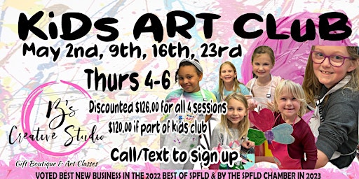 KIDS ART CLUB (1st grade -5th grade) primary image