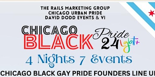 CHICAGO BLACK PRIDE FOUNDERS WEEKEND LINE UP  primärbild