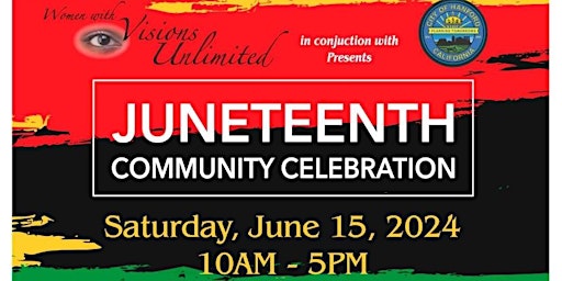 FREE COMMUNITY JUNETEENTH EVENT primary image