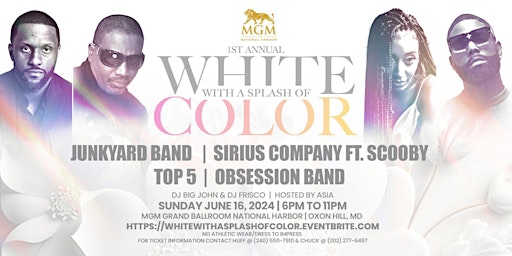 Imagem principal do evento White with a Splash of Color