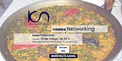 Image principale de Comida de Networking Valencia - 13 de mayo