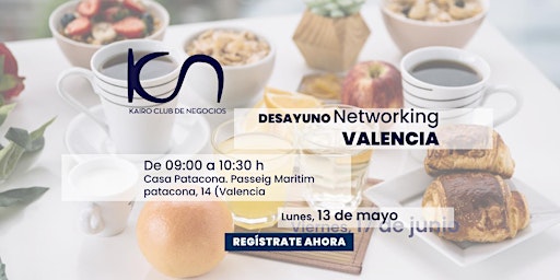 Immagine principale di KCN Desayuno de Networking Valencia - 13 de mayo 