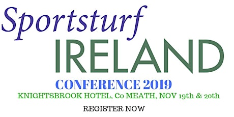 SPORTSTURF IRELAND CONFERENCE 2019 primary image