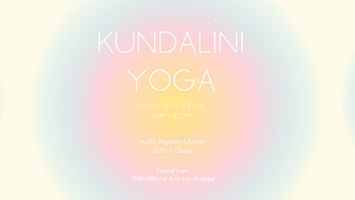 Primaire afbeelding van Kundalini Yoga with Jayson  Moton