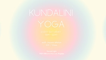 Imagem principal de Kundalini Yoga with Jayson  Moton