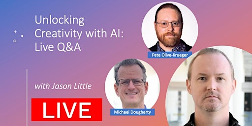 Unlocking Creativity with AI: Live Q&A with Jason Little - Limited Seats! primary image