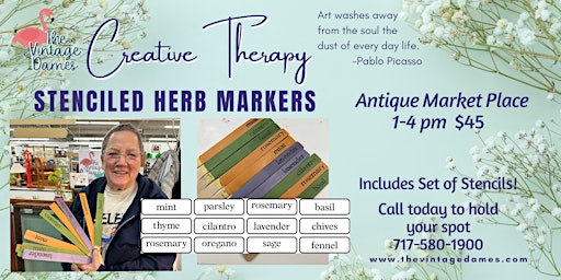 Garden Markers / Herb Sticks / Stencils primary image