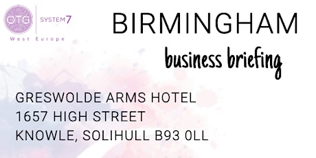 Birmingham Business Briefing & Training primary image