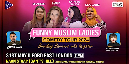 Imagem principal do evento Funny Muslim Ladies FML Standup Comedy Show East London