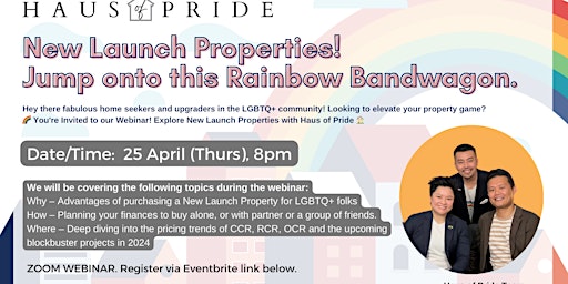 "New Launch Properties! Jump onto this Rainbow Bandwagon!" primary image