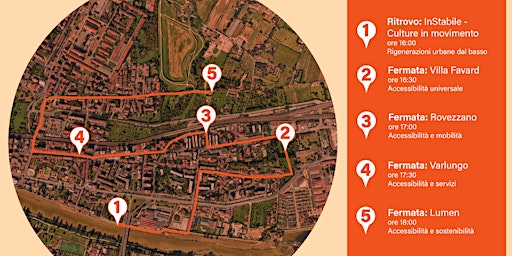 Immagine principale di Camminare oltre: l'accessibilità della periferia - Jane's Walk Firenze 2024 