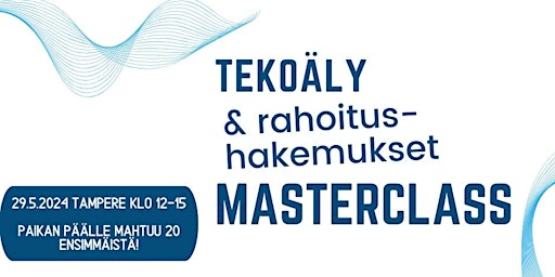 Tekoäly & Rahoitushakemukset  MasterClass  primärbild