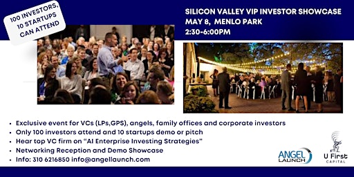 Primaire afbeelding van Silicon Valley VIP Investor Showcase