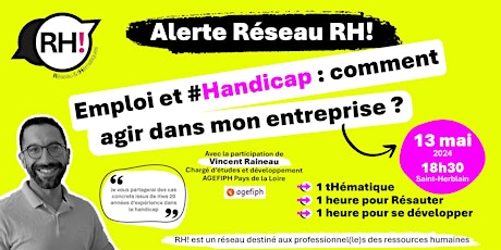 Emploi et handicap, comment agir dans mon entreprise ?