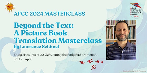 Imagem principal do evento Beyond the Text: A Picture Book Translation Masterclass