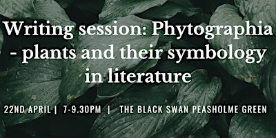 Imagem principal de Writing session: Phytographia - plants and their symbology  in literature