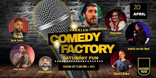 Primaire afbeelding van Haarlem Comedy Factory - Saturday Fun