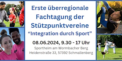 Hauptbild für 1. überregionale Fachtagung der Stützpunktvereine "Integration durch Sport"