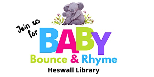 Imagem principal do evento Baby Bounce & Rhyme at Heswall Library