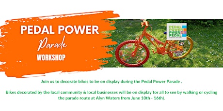 Pedal Power Parade decorating  workshop