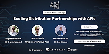 Scale Jakarta Meetup: Scaling Distribution Partnerships with APIs primary image