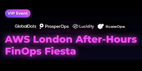 Imagem principal do evento AWS London After-Hours FinOps Fiesta