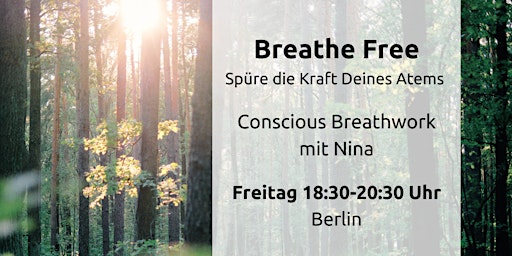 Imagem principal do evento BREATHE FREE - Conscious Breathwork Session