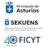 Logotipo de Principado de Asturias, Agencia Sekuens y FICYT