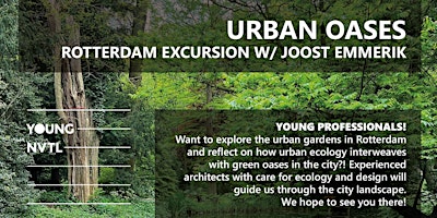 Imagem principal do evento Urban Oases: Rotterdam excursion with Joost Emmerik