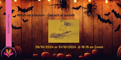 Primaire afbeelding van Witch on a broom – Gwrach ar ysgubell