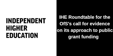Call for evidence on the OfSs' approach to public grant funding primary image