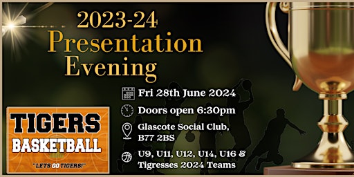 Imagem principal do evento Tigers 2023-24 Presentation Evening