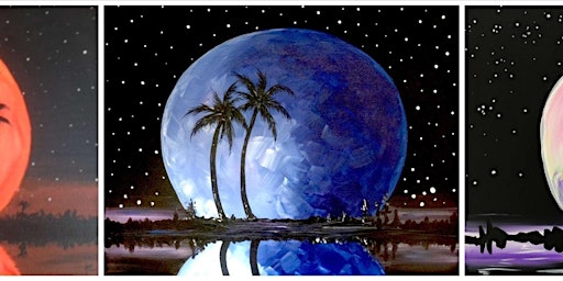 Primaire afbeelding van Moonlit Paradise - Paint and Sip by Classpop!™