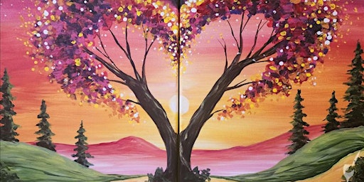 Primaire afbeelding van Tree of Love - Date Night - Paint and Sip by Classpop!™