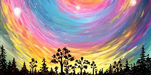 Primaire afbeelding van Beautiful Night Sky - Paint and Sip by Classpop!™