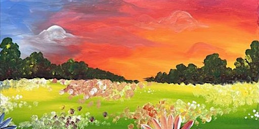 Imagem principal de Sunrise Over a Meadow - Paint and Sip by Classpop!™