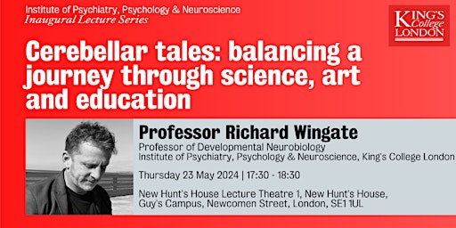 Professor Richard Wingate - Inaugural Lecture  primärbild