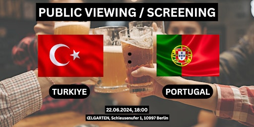 Imagem principal do evento Public Viewing/Screening: Turkiye vs. Portugal
