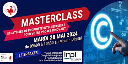 Primaire afbeelding van Masterclass French Tech Central : Stratégies de propriété intellectuelle