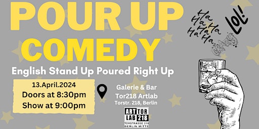 Pour Up Comedy | English Stand Up Comedy (Berlin) primary image