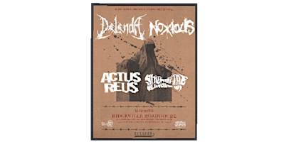 Imagen principal de Delenda, Noxious, Actus Reus, Slingblade May 25, 2024