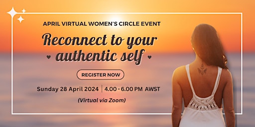 Hauptbild für April Virtual Women's Circle Event