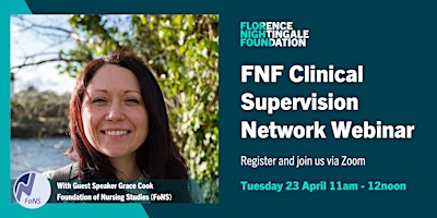 Primaire afbeelding van FNF Clinical Supervision Network webinar