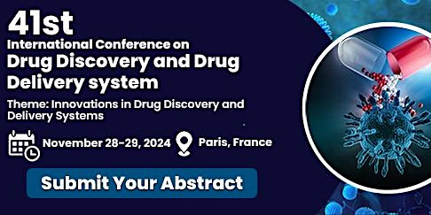 41st International Conference on  Drug Discovery and Drug delivery system  primärbild